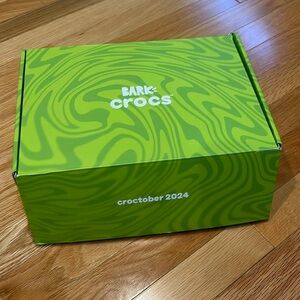 Limited edition! Bark box x crocs collab!